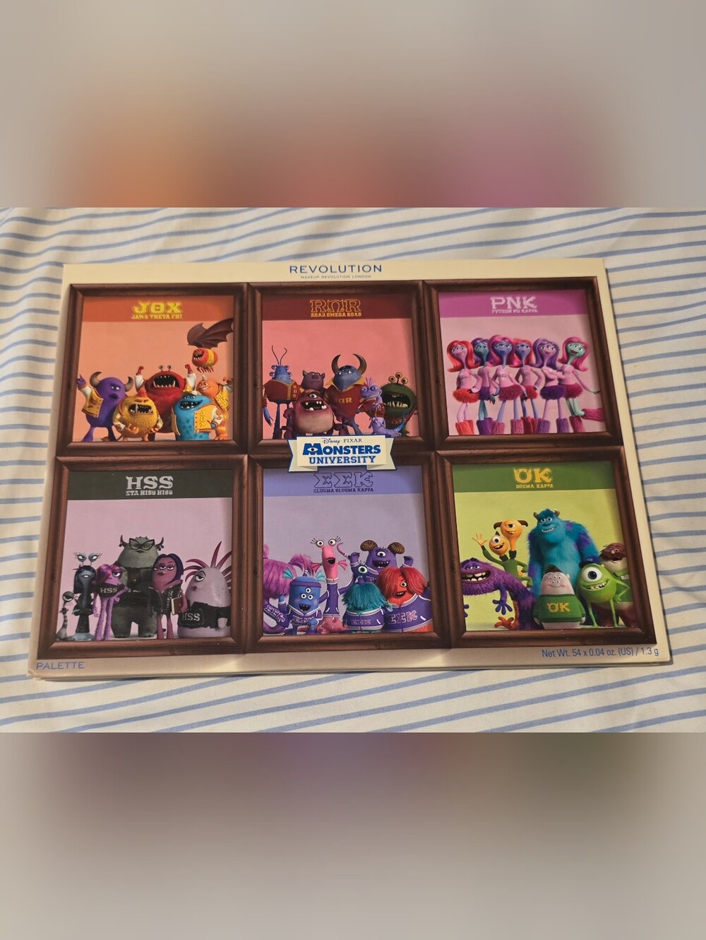 Revolution Monsters University Palette - Purple Pink Blue Green Orange